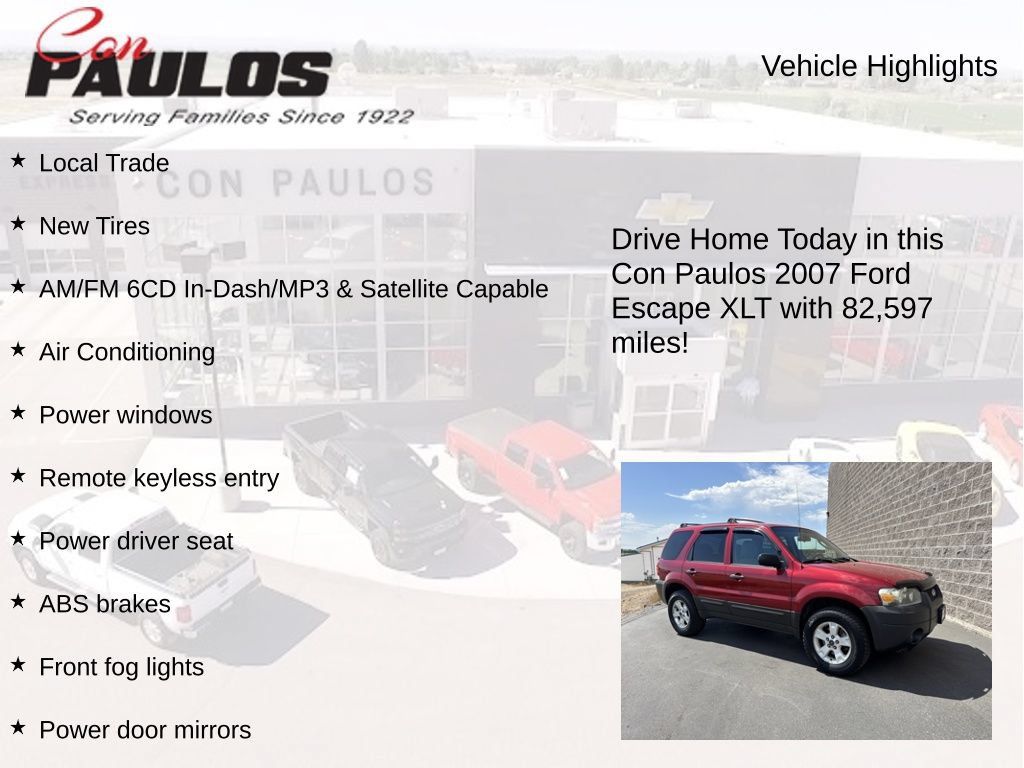 Used 2007 Ford Escape XLT AWD/4WD image 7
