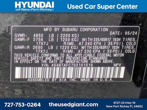 Used 2025 Subaru Outback Premium image 41