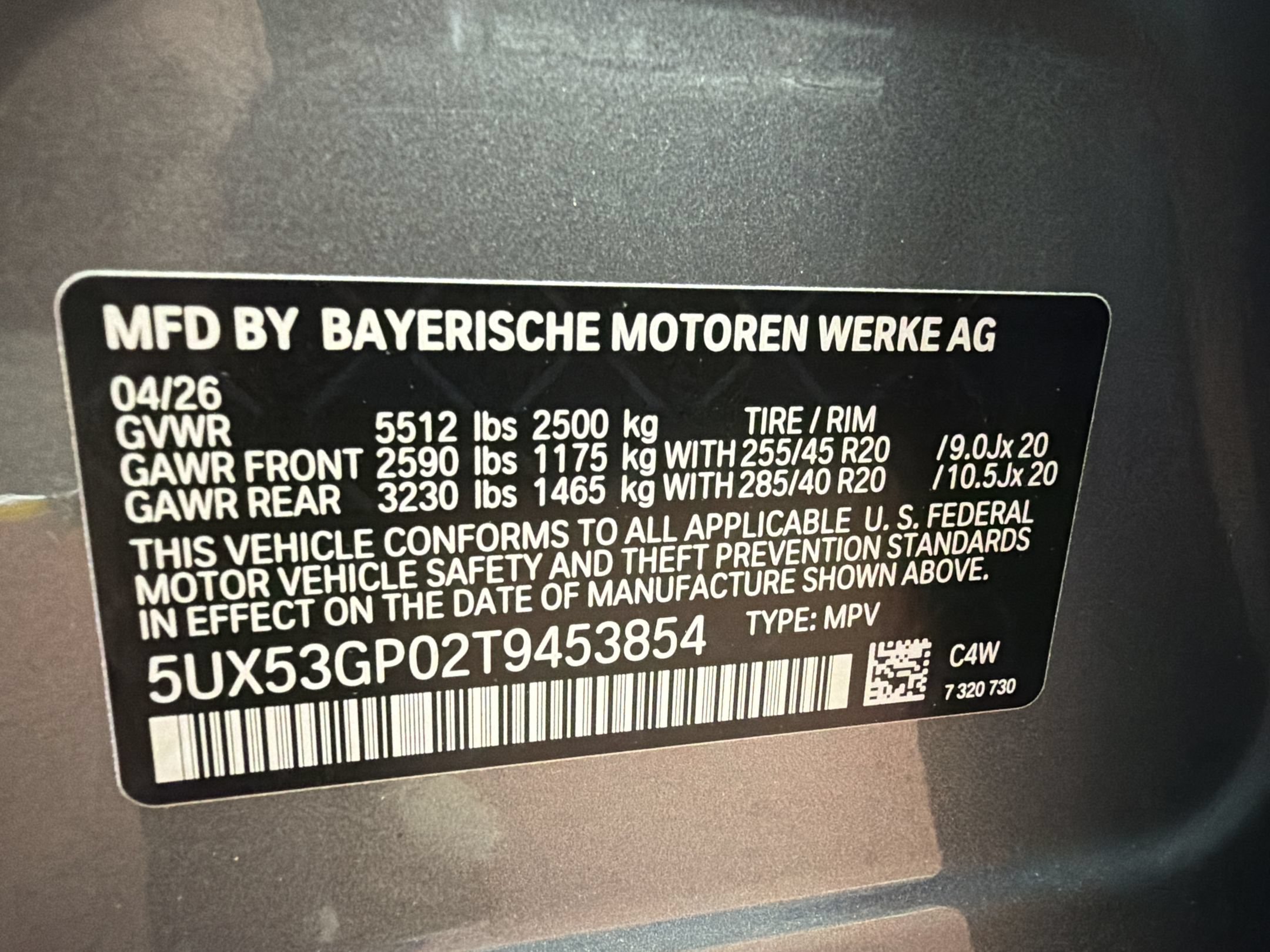 Used 2026 BMW X3 xDrive30i w/ Convenience Package AWD/4WD image 33
