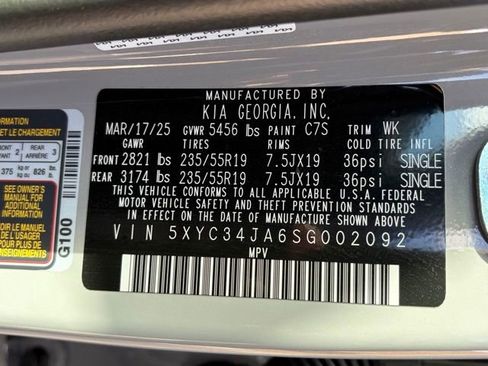Used 2025 Kia EV6 Light w/ Light LR Technology Package image 35
