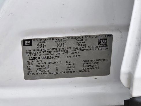 Used 2018 Chevrolet Trax LT w/ LT Convenience Package image 62