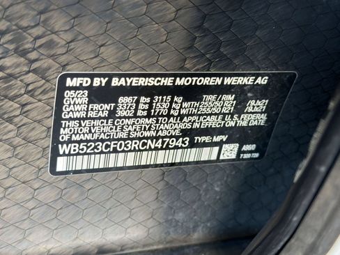 Certified 2024 BMW iX xDrive50 w/ Sport Package AWD/4WD image 19