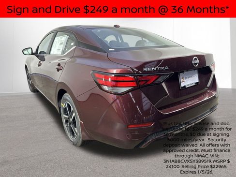 New 2025 Nissan Sentra SV w/ All-Weather Package image 31