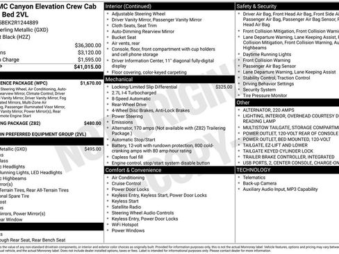 Used 2024 GMC Canyon Elevation w/ Convenience Package image 29