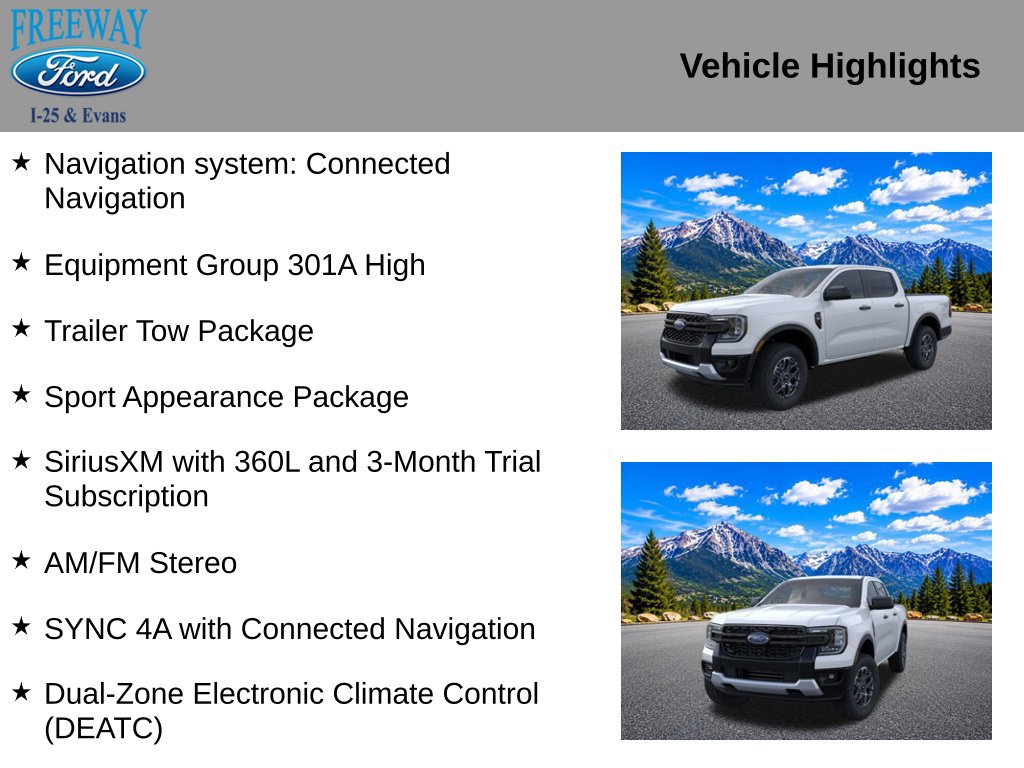 New 2026 Ford Ranger XLT AWD/4WD image 2