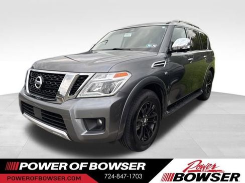 Used 2018 Nissan Armada Platinum w/ Interior Lighting Package AWD/4WD image 1