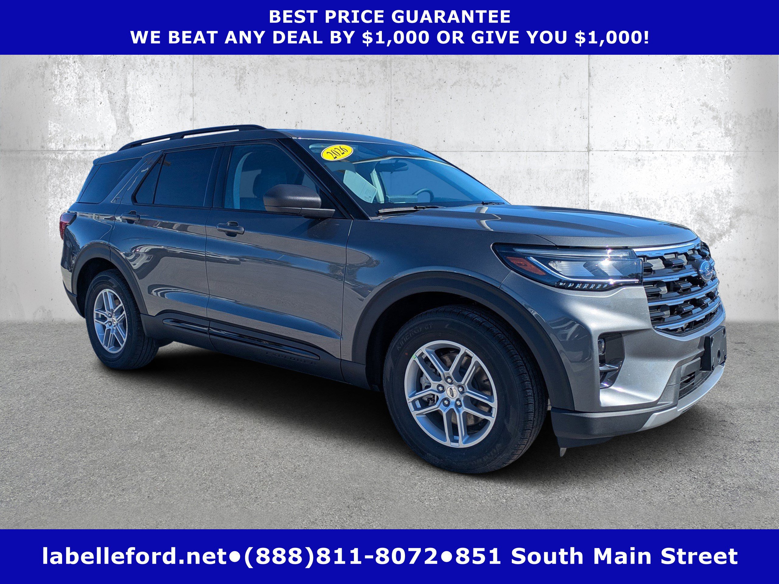 New 2026 Ford Explorer Active w/ Active Comfort Package RWD image 1