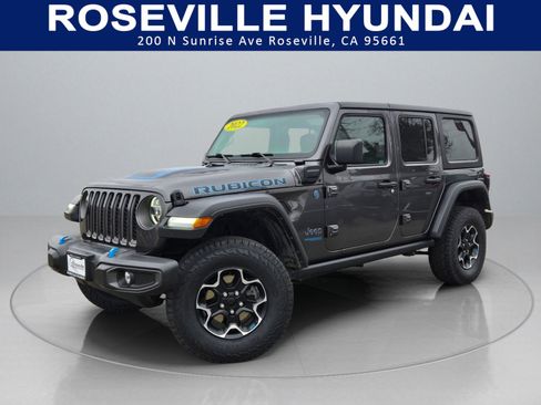 Used 2022 Jeep Wrangler Unlimited Rubicon 4xe image 1