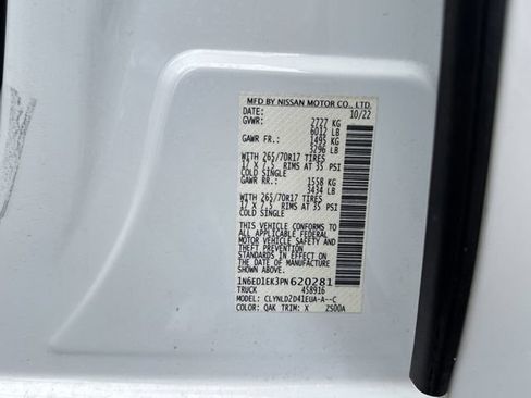 Used 2023 Nissan Frontier PRO-4X w/ Technology Package AWD/4WD image 29