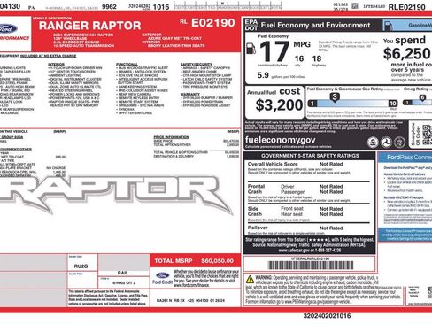 Used 2024 Ford Ranger Raptor AWD/4WD image 37