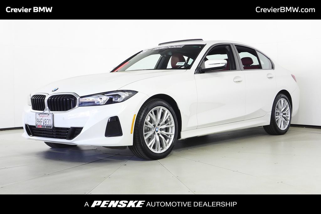 Certified 2023 BMW 330i Sedan w/ Driving Assistance Package RWD image 1