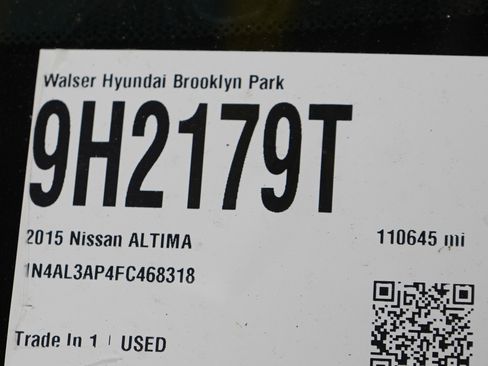 Used 2015 Nissan Altima 2.5 S w/ Special Edition Package FWD image 28