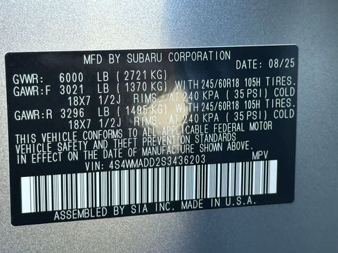 Certified 2025 Subaru Ascent Premium w/ Popular Package #2 image 21