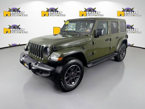 Used 2021 Jeep Wrangler Unlimited Sahara AWD/4WD image 1