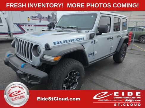 Used 2023 Jeep Wrangler Unlimited Rubicon 4xe w/ Cold Weather Group image 1