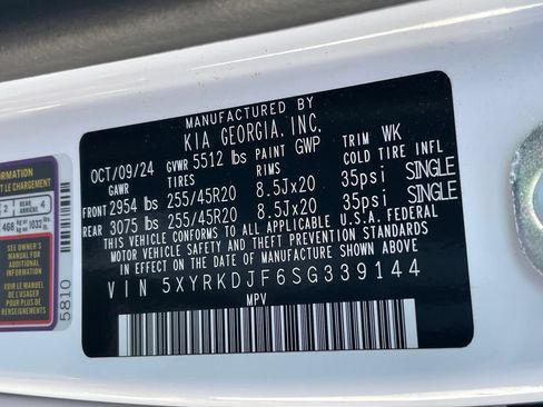 Certified 2025 Kia Sorento SX Prestige AWD/4WD image 10