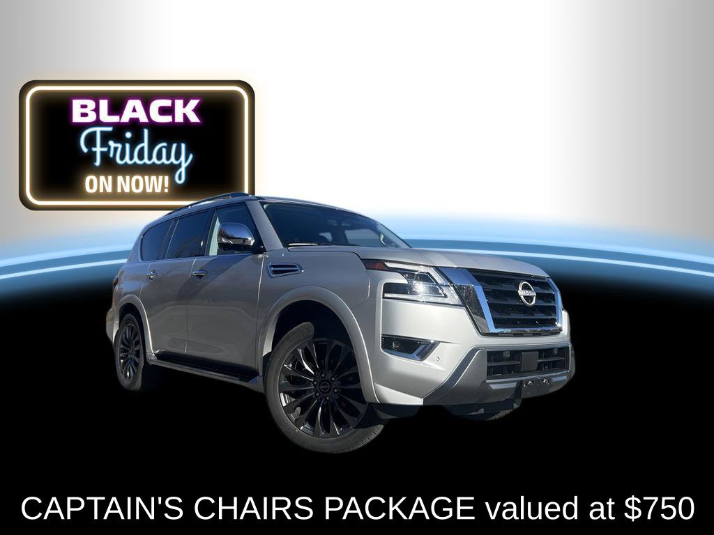 Certified 2023 Nissan Armada Platinum w/ Captain's Chairs Package AWD/4WD image 2