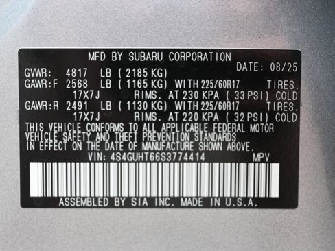 Certified 2025 Subaru Crosstrek 2.5i Wilderness w/ Wilderness Package image 35