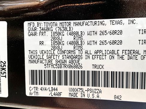 Used 2024 Toyota Tundra 1794 Edition AWD/4WD image 30