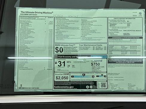 Used 2025 BMW 330i Sedan w/ Premium Package image 28