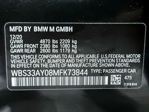 Used 2021 BMW M3 Competition w/ Executive Package image 29