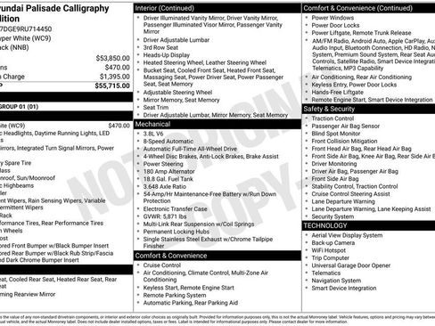 Used 2024 Hyundai Palisade Calligraphy image 38