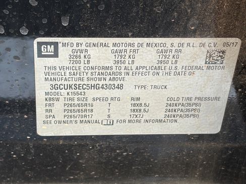 Used 2017 Chevrolet Silverado 1500 LTZ Z71 w/ LTZ Plus Package image 12