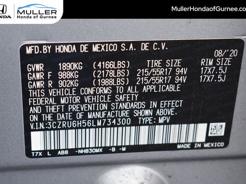 Used 2020 Honda HR-V EX image 31