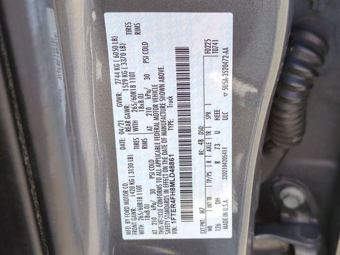 Used 2021 Ford Ranger Lariat w/ Equipment Group 501A High image 31