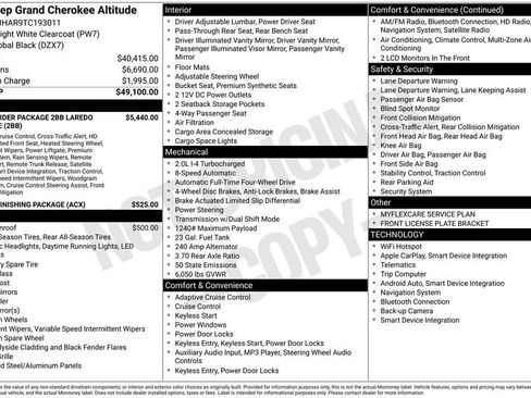 New 2026 Jeep Grand Cherokee Altitude AWD/4WD image 27