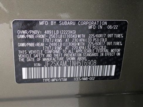 Certified 2022 Subaru Forester Wilderness image 25