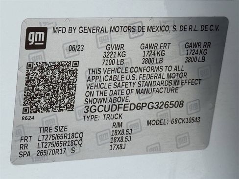 Certified 2023 Chevrolet Silverado 1500 LT Trail Boss w/ Protection Package image 26