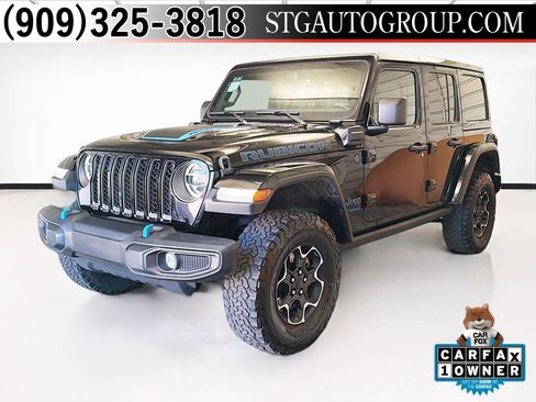 Used 2022 Jeep Wrangler Unlimited Rubicon 4xe w/ Cold Weather Group AWD/4WD image 1