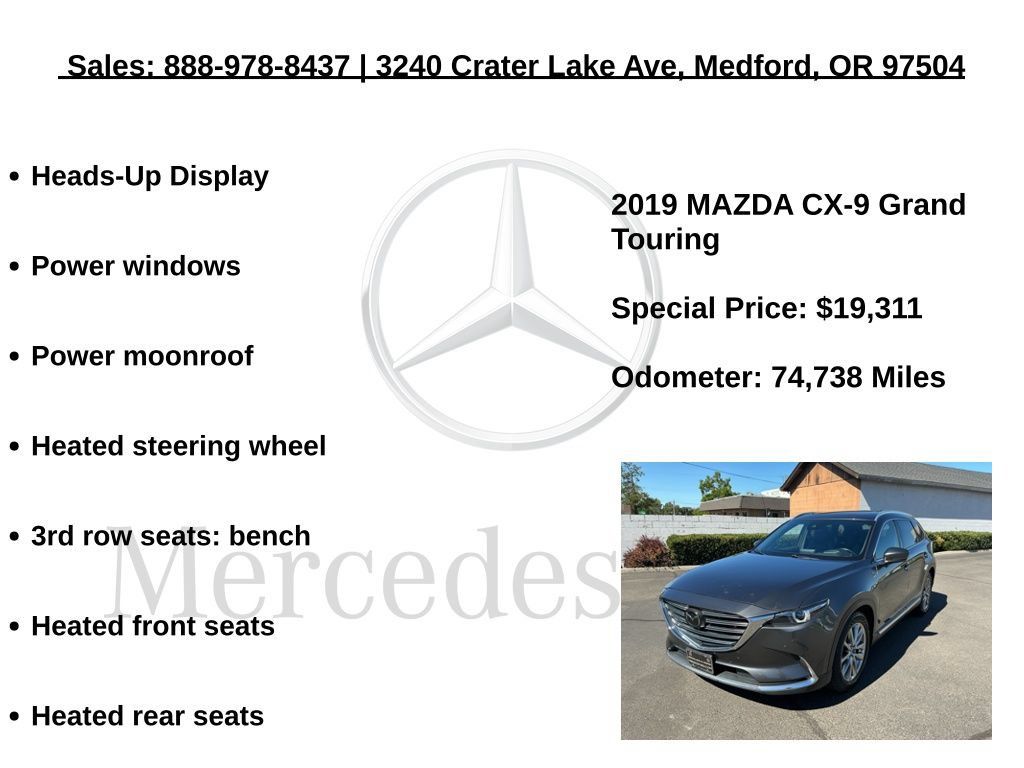 Used 2019 MAZDA CX-9 Grand Touring FWD image 12