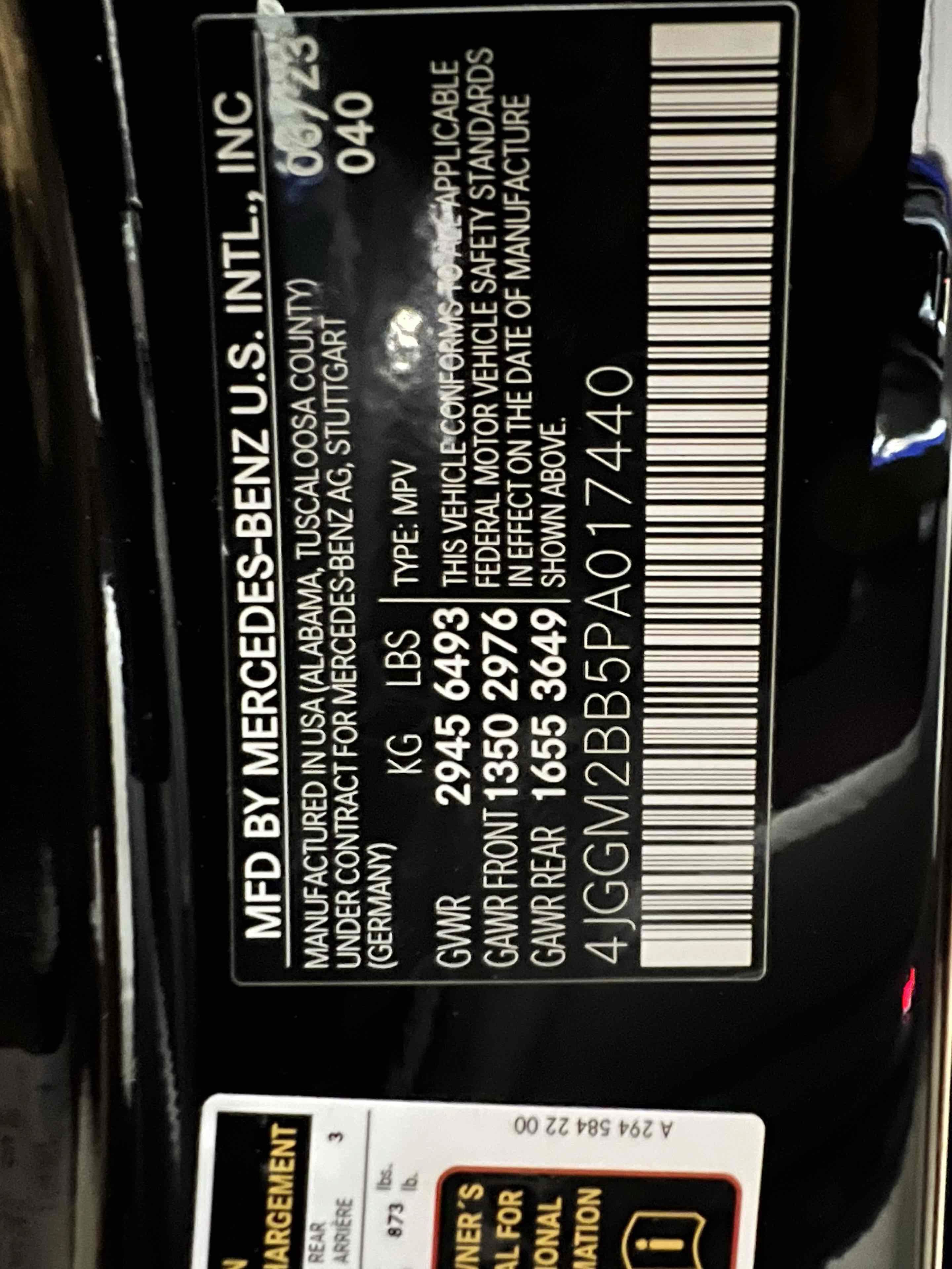 Used 2023 Mercedes-Benz EQE 350+ SUV image 12