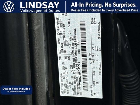 Used 2021 Ford F150 Raptor w/ Equipment Group 801A High AWD/4WD image 26
