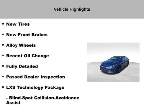 Certified 2024 Kia Forte LXS w/ LXS Technology Package FWD image 10
