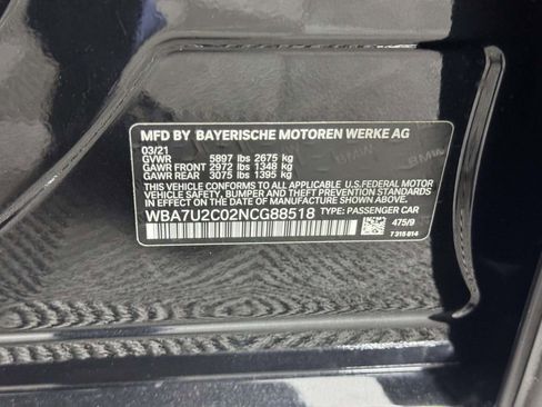 Used 2022 BMW 750i xDrive AWD/4WD image 16