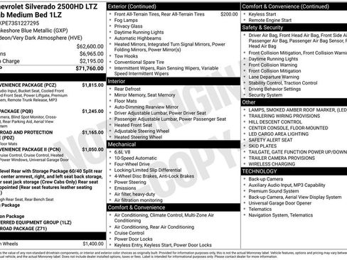 Used 2025 Chevrolet Silverado 2500 LTZ w/ LTZ Convenience Package AWD/4WD image 32