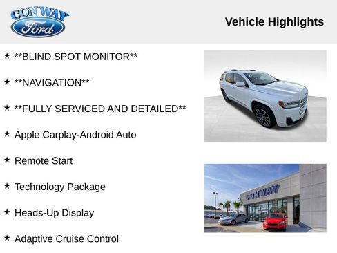 Used 2020 GMC Acadia Denali w/ Technology Package image 8