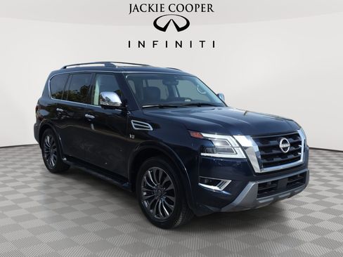 Used 2021 Nissan Armada Platinum w/ Captain's Chairs Package image 3
