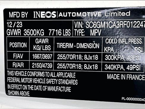 Used 2024 INEOS Grenadier image 33