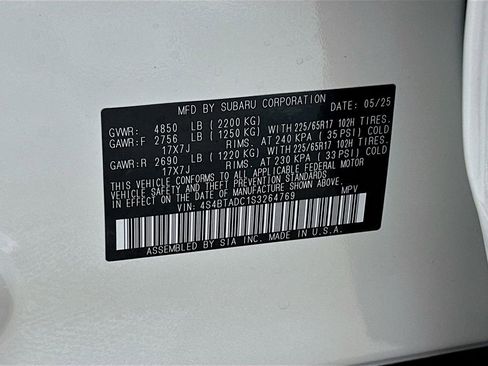 Used 2025 Subaru Outback Premium w/ Popular Package #1 image 27