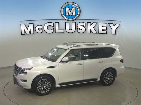 Used 2023 Nissan Armada SL w/ Captain's Chairs Package image 1