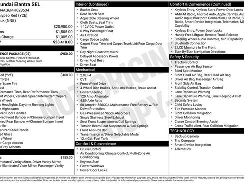 Used 2021 Hyundai Elantra SEL w/ Convenience Package image 30