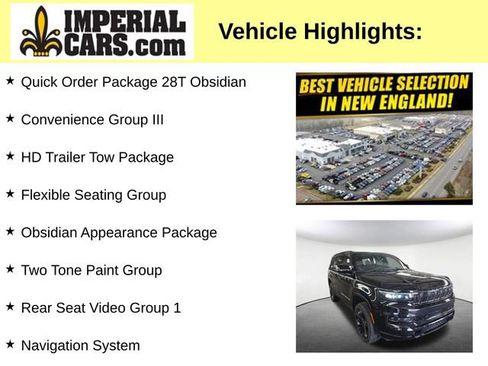 Used 2024 Jeep Grand Wagoneer Series II w/ Quick Order Packagew 28T AWD/4WD image 3