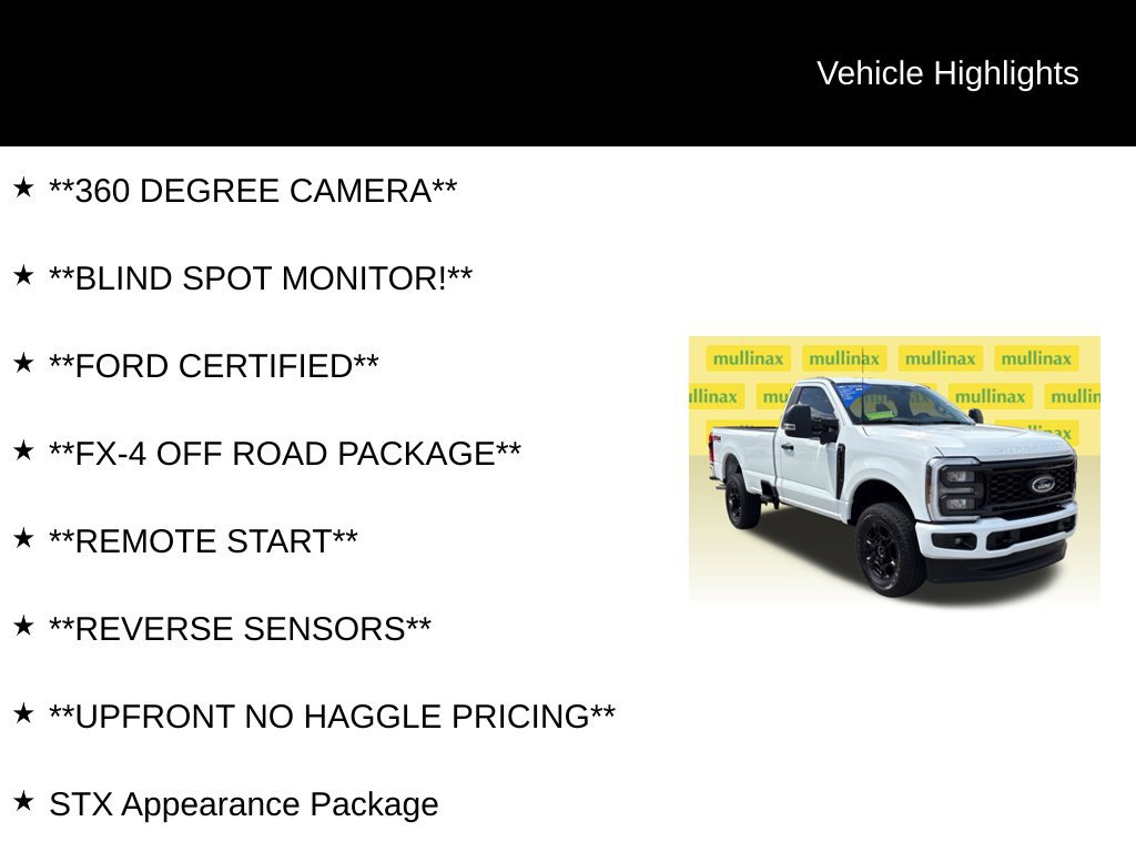 Certified 2025 Ford F350 XL w/ STX Appearance Package AWD/4WD image 13