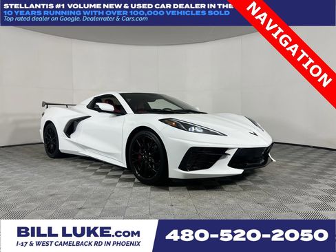 Used 2025 Chevrolet Corvette Stingray Convertible w/ 1LT image 1