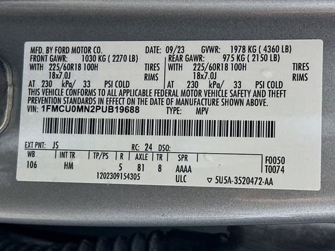 Certified 2023 Ford Escape ST-Line w/ Tech Pack #1 image 23