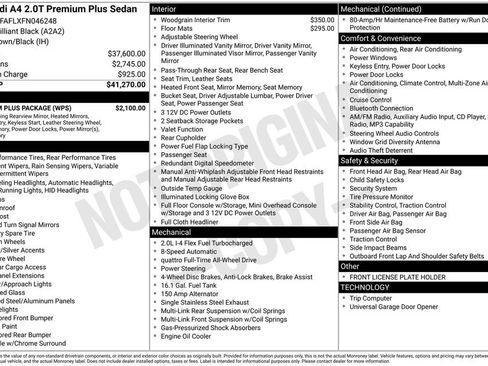 Used 2015 Audi A4 2.0T Premium Plus w/ Premium Plus Package image 3